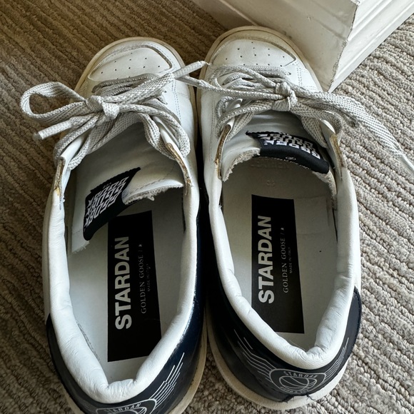 Like New w Box Golden Goose Stardan with ice-gray suede star and black heel 36 - Picture 10 of 10